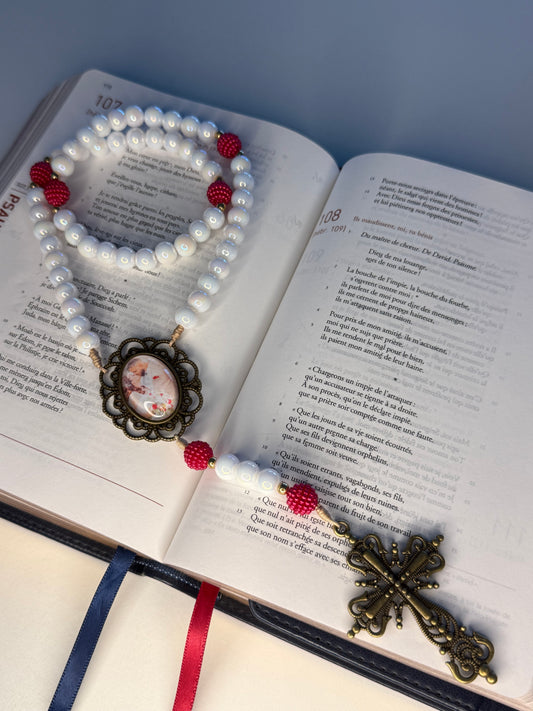 Chapelets personnalisés avec photo – Modèle “Souvenir d’amour”