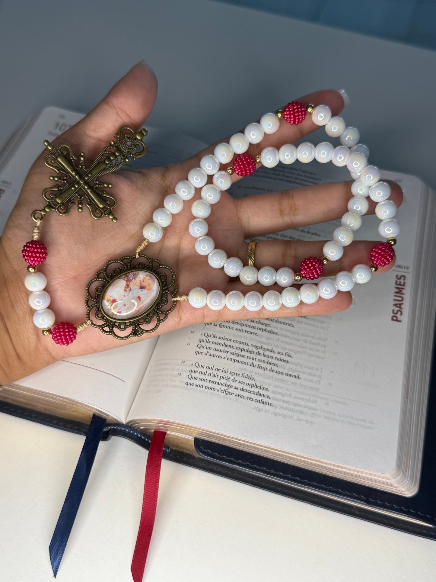 Chapelets personnalisés avec photo – Modèle “Souvenir d’amour”
